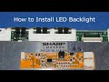 LM64P89, How to Install LED Backlight