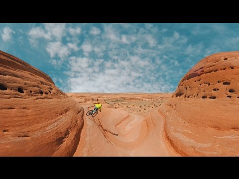 Garmin VIRB 360: Mountain Biking Bartlett Wash, Moab, UT - Garmin VIRB 360: Mountain Biking Bartlett Wash, Moab, UT