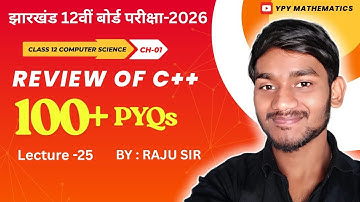 Class 12 Computer Science Important Objective Questions |  Review C++  Objective Questions class 12