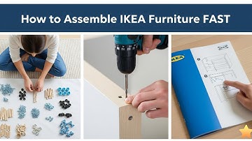 🛠️ How to Assemble IKEA Furniture FAST ⏱️ | Easy DIY Hacks