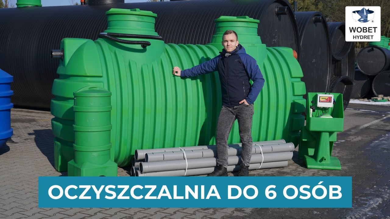 Najlepsza oczyszczalnia ścieków na 6 osób ZBS-6C + OPINIA KLIENTA | Wobet-Hydret