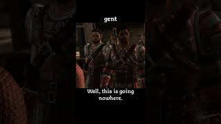 gent — Dragon age : Origins dialogue scene