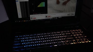 Audio-reacting lights on MSI G-Series Keyboard