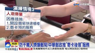 防'三倍券之亂'湧逾千萬人 郵局演練備戰!│中視新聞 20200709