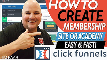 How To Easily Build A Clickfunnels Membership Site Fast! Step by Step Training