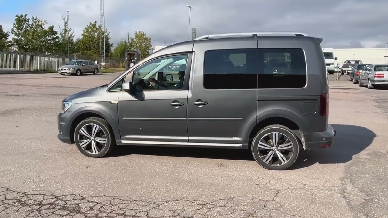 Caddy 7-sitsig VOLKSWAGEN, VW - dubbla öppningsbara sidor