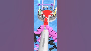Stack runway 3D Game | 🎮 | #shorts #stackrunway #stackrunwaygame #gaming #games  #gameplay