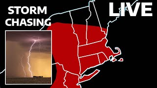 LIVE Storm Chasing - New England Severe Weather