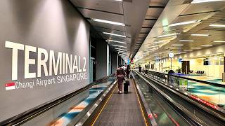 Changi Airport Terminal 2 - Departure \& Transit Walking Tour - Best Airport 2025 - Singapore 🇸🇬 [4K]