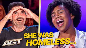 14-Year-Old Girl Was HOMELESS...Then This Audition Changed Her Life! | AGT
