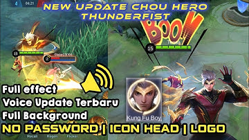 New Update Scipt Chou Thunderfist Voice New Full Icon Head No Password