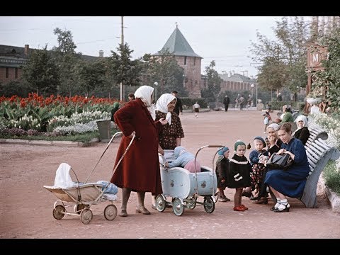 Ретро, город Горький (Нижний Новгород) в 1950е годы
