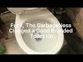 How To Flush Trash Toilets Down
