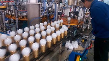 fully-automatic led bulbs assembly line