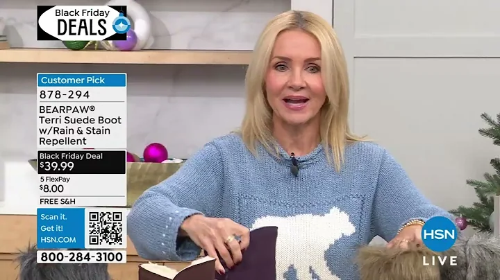 BEARPAW Terri Suede Boot w/Rain   Stain Repellent