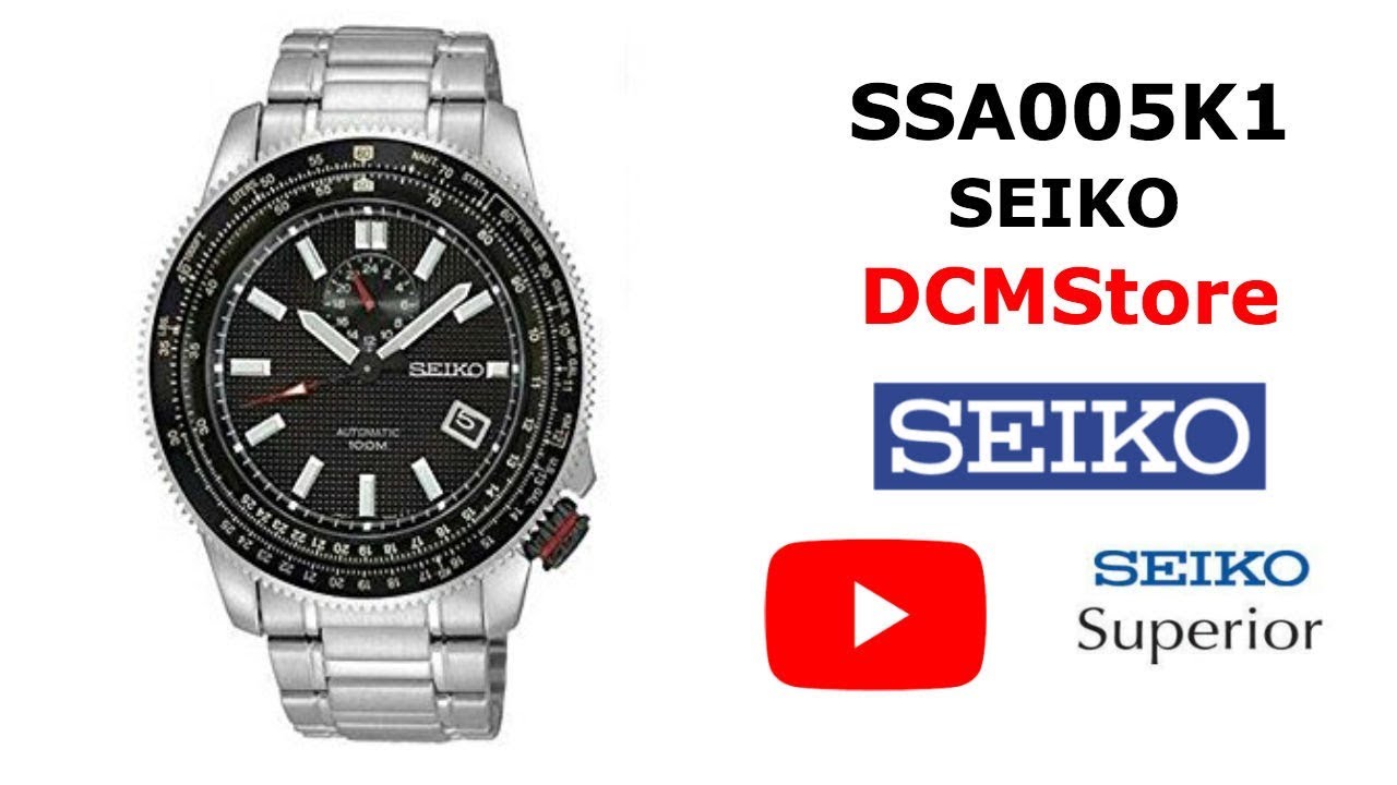 SSA005K1 Seiko Superior Automatic Black Dial ......DCMStore - YouTube