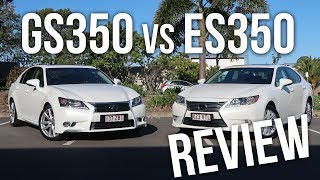 2015 LEXUS ES350 vs GS350  SPORTS LUXURY  COMPREHENSIVE REVIEW  WHICH CAR SHOULD YOU BUY?