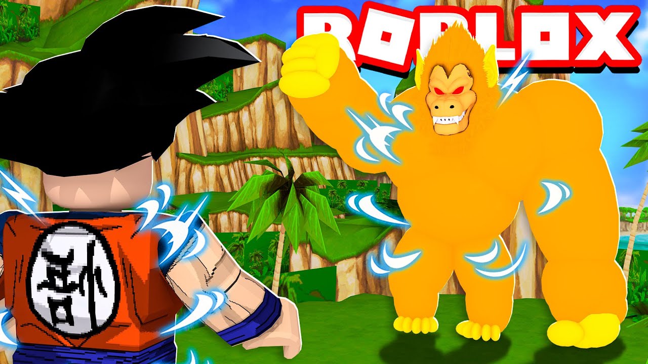 ME TRANSFORMEI EM OOZARU O MACACO GIGANTE NO ROBLOX!! (Dragon Ball