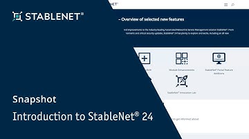 StableNet® Snapshot Series - Introduction to StableNet®  24