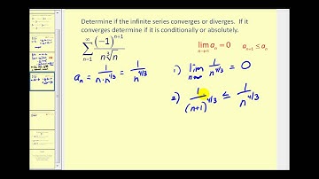 Absolutely and Conditionally Convergent Series