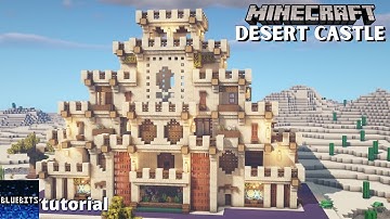 Minecraft Tutorial - How to Build a Large Desert Castle #10