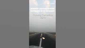 Runway✈️lighting system explained in 60 sec || Sky Wanderers ❤️