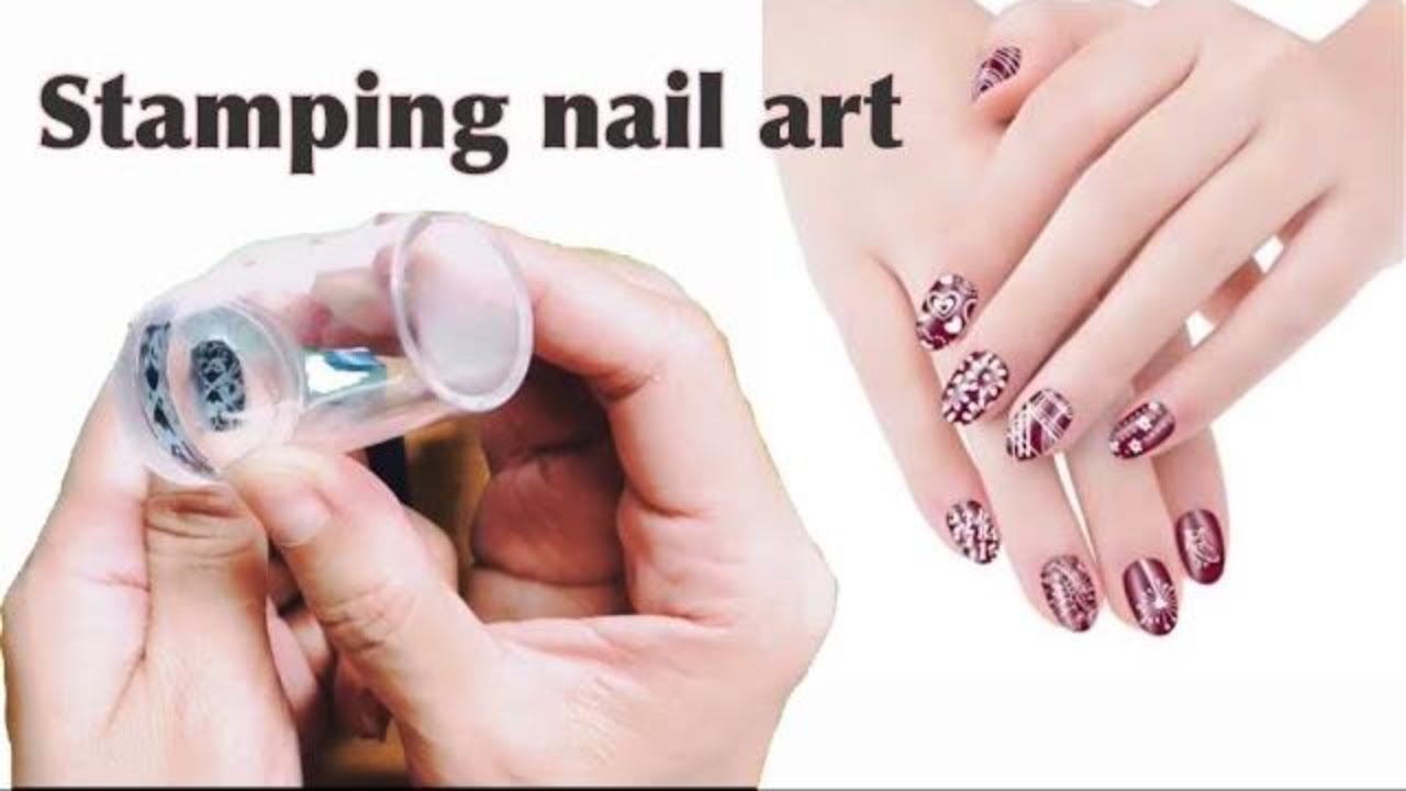 8. Easy Acrylic Nail Art with Stamping - wide 2