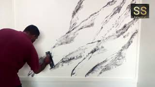 Turkish marble designing  wall paint texture 2024