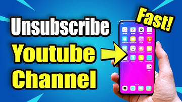 How to UNSUBSCRIBE from YOUTUBE channel on Android Phone (Fast Method)