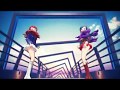 MMDアイカツ 劣等上等 紫吹蘭と風沢そら MMDアイカツ 劣等上等 紫吹蘭と風沢そら