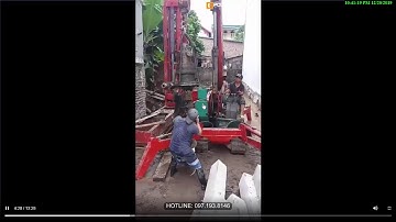 ÉP CỌC BÊ TÔNG - KỸ THUẬT QUAY NEO ĐẦU BÒ RỜI CT NGÕ HẺM