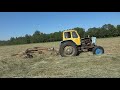 Raking hay. YuMZ-6L + GVR-3