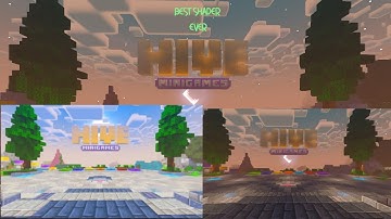 Hive skywars but with the best shaders
