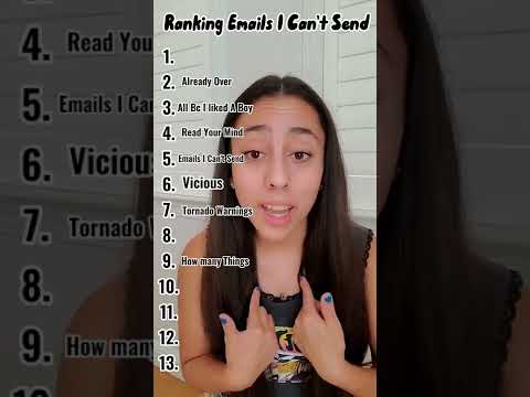 Ranking Emails I Can't Send By Sabrina Carpenter! || Paris Shorts