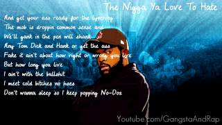Ice Cube - The Nigga Ya Love To Hate [Dirty HQ] [Lyric video]