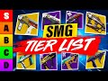 I Ranked Every SMG in a Tier List (Destiny 2)