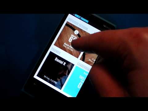 Nike+ Kinect Training Windows Phone App