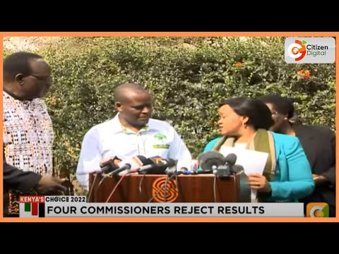 Election results: Four IEBC officials explain reasons why they disagreed with Chebukati