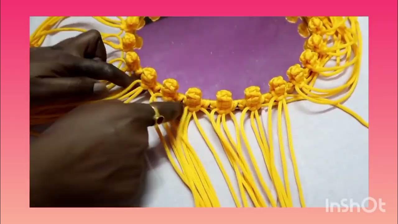 Macrame Mirror new design 2023 macrame YouTube