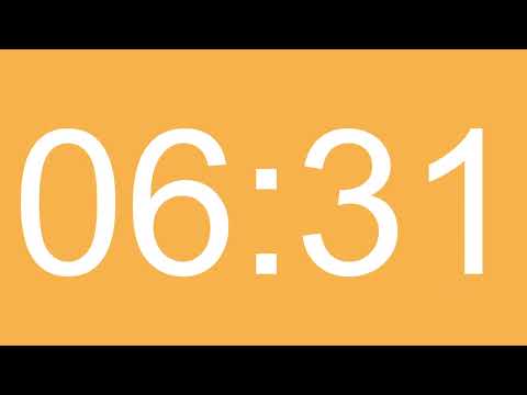9 Minute Countdown Timer Pastel Orange Screen MM SS
