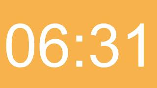 9 Minute Countdown Timer Pastel Orange Screen MM SS