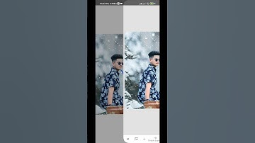 snapseed winter snowfall photo editing | snapseed photo editing | #shorts
