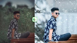 snapseed winter snowfall photo editing | snapseed photo editing | #shorts screenshot 3