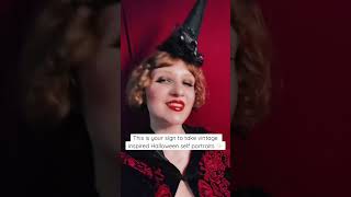 Halloween self portraits 🧙‍♀️ || #shorts #halloween #pinup #retro #vintage #photography