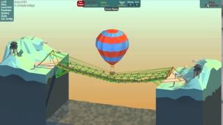 Poly Bridge 3-9 Under Bridge