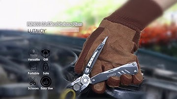 Best affordable multitool with Scissor Pliers and knife LUTAVOY LY2700