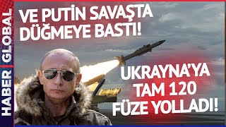Putin Düğmeye Bastı Rusya Ukraynaya Tam 120 Füze Yolladı