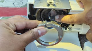 Usha Janome Bobbin Case Fixing / How to clean Bobbin Case in Usha Janome / Bobbin Case Problems