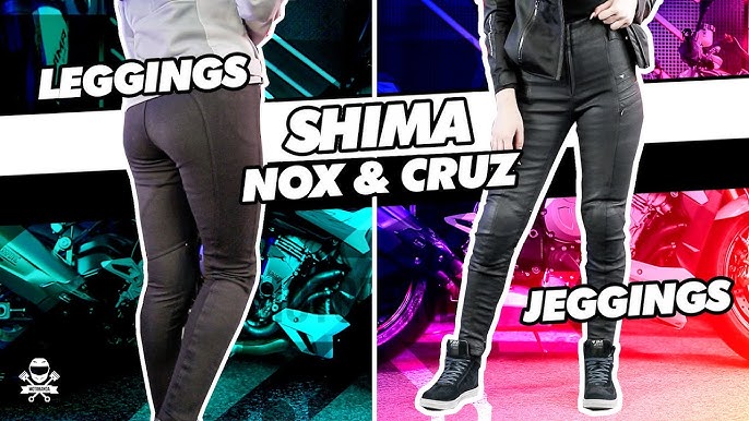 SHIMA Cruz 2.0 Protective Motorcycle Leggings for Women, Reinforcement  Layer Aramid DuraQL, Knee Airforce Protectors, Slim Fit, Double Seams  (Black, XS Long) : : Automotive