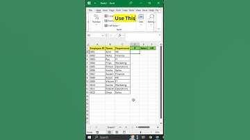 Master the FILTER Formula in Excel! 🚀 #ExcelTips #Shorts